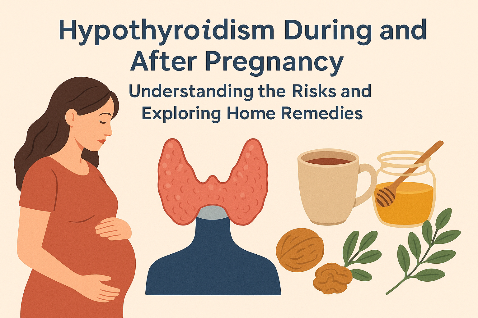 Hypothyroidism During and After Pregnancy: Understanding the Risks and Exploring Home Remedies